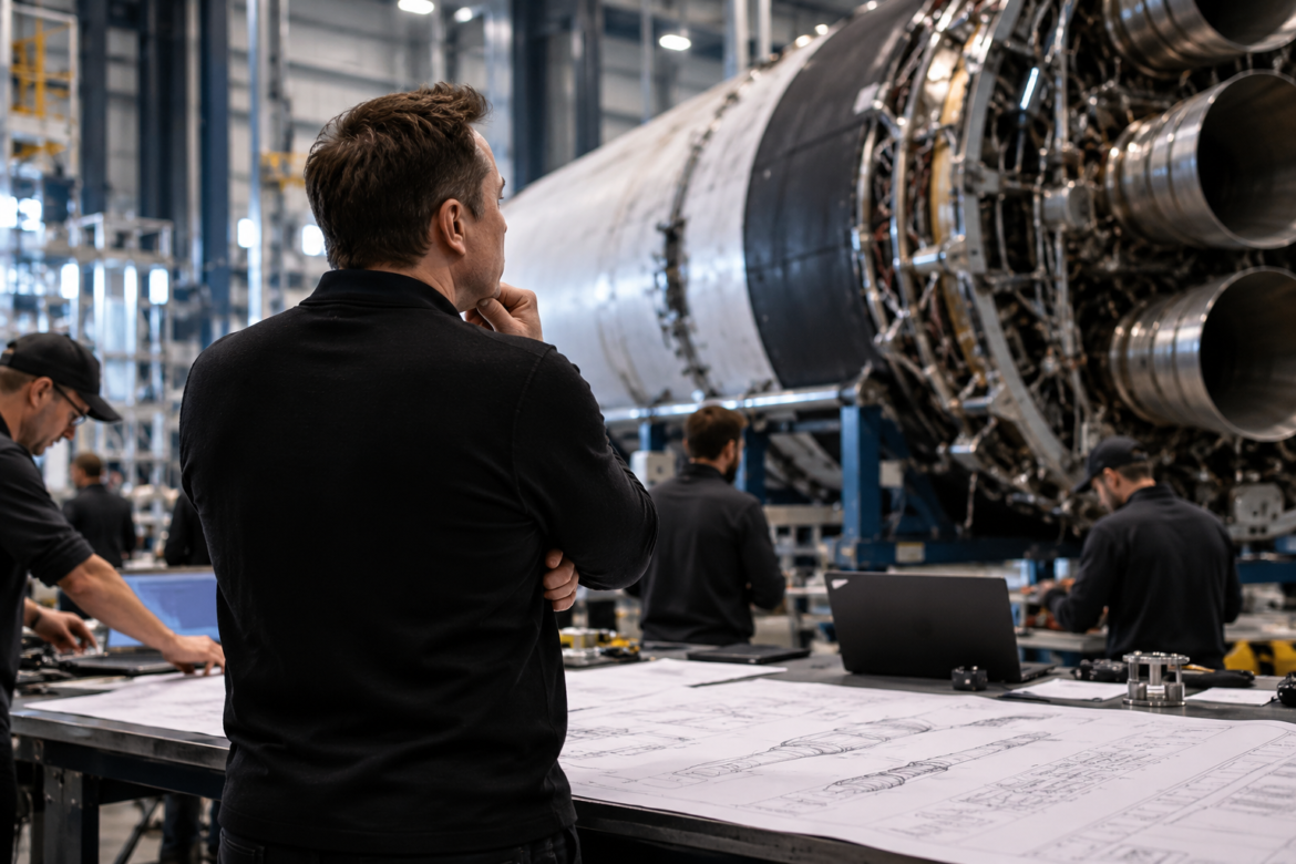Elon Musk SpaceX rocket