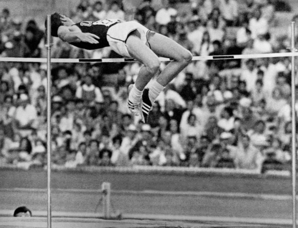 Dick Fosbury no rules high jump image