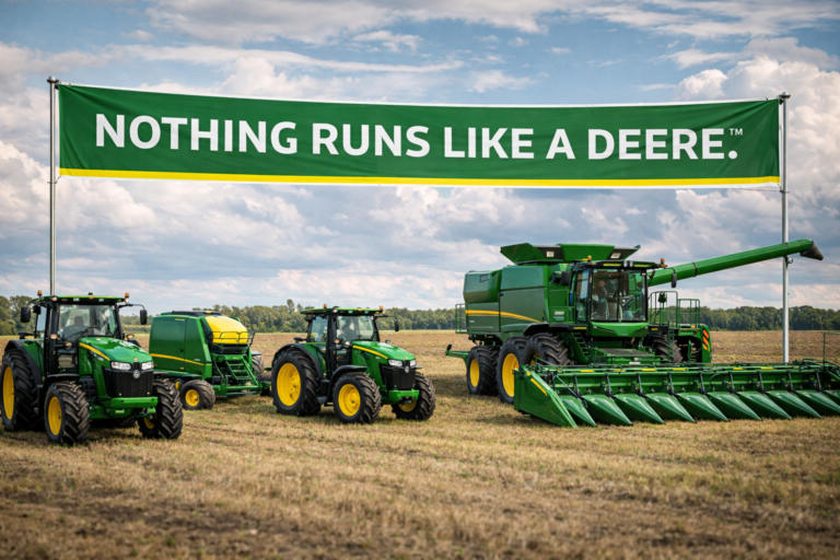 John Deere Nothing Runs Like A Deer image