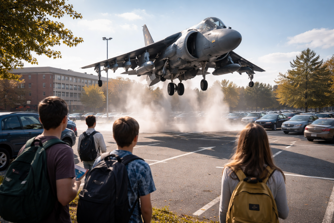 Harrier jet Pepsi commercial John Leonard case illustration