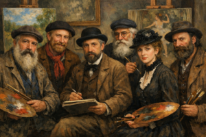 Impressionist legends in the studio