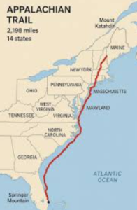 Appalachian Trail map