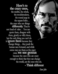 Steve Jobs misfits quote