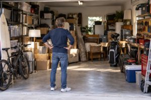 Cluttered garage image