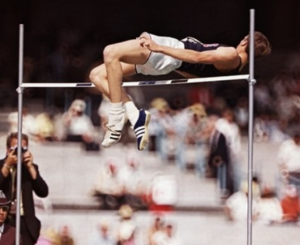 Dick Fosbury high jump style