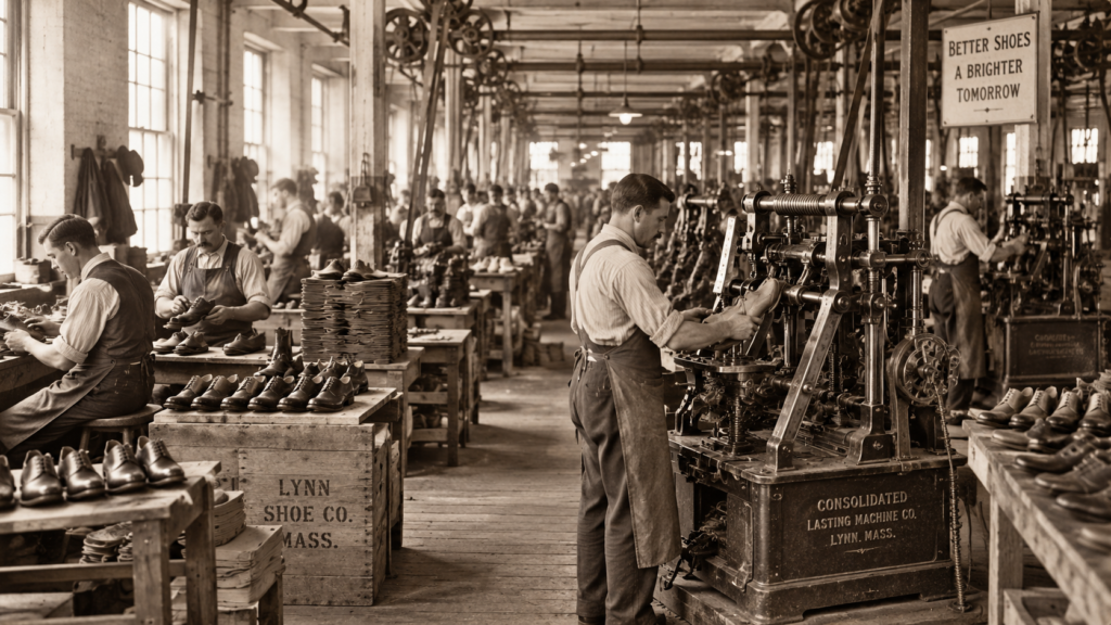 Historical shoemaking factory